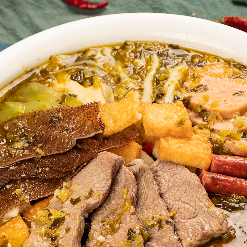 青花椒酸汤料酸菜鱼冒菜麻辣烫调味料包120g餐饮商用包装